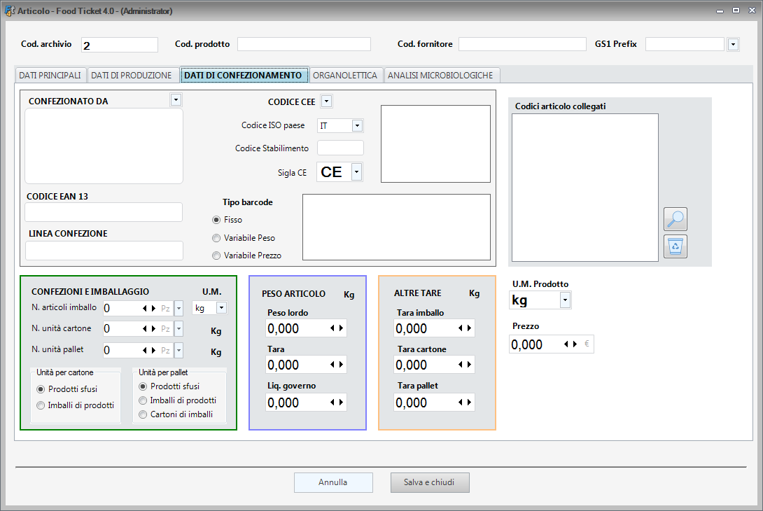 screenshot of Food Ticket